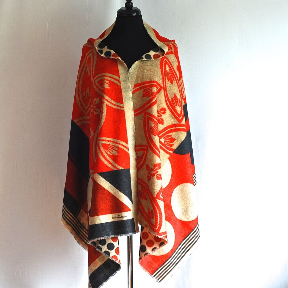 Pierre Louis Mascia Large Cashmere & Wool Wrap - Italy